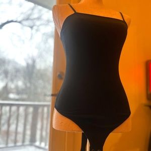 Black Body Con Suit-Onesie